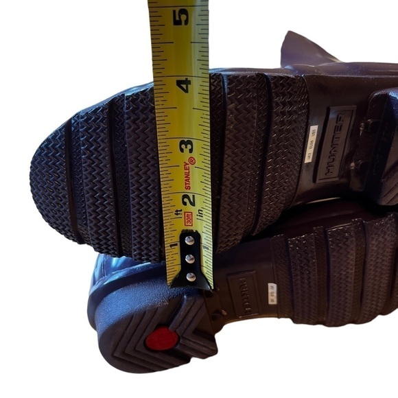 HUNTER Women's Original Adjustable Gloss Wellington Tall Rain Boots NWOT - Picture 7 of 9